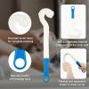 Decanter Cleaning Brush Set of 6,Wine Glass Decanter Flexible Bottle Brush Set with Cleaning Beads Household Tools for Bottle Goblets Glasses Cups view 3