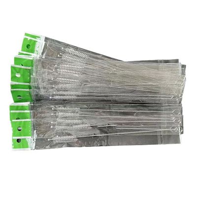 20 PCS Straw Cleaner Brush Reusable Cleaners Brush Stainless Steel Long Handle Cleaning Brush for Straws