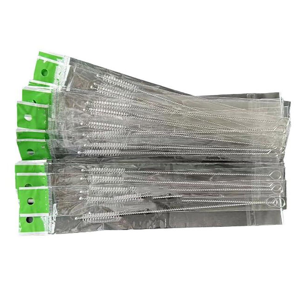 20 PCS Straw Cleaner Brush Reusable Cleaners Brush Stainless Steel Long Handle Cleaning Brush for Straws