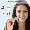 2 Custom Hawley Retainers for Teeth Retention Comfortable & Durable Upper & Lower Retainers, Personalized Fit view 4