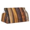 Leather Tissue Box Holder Rectangle Decorative Different Wood Grains Tissue Box for Dressing Table Bathroom Vanity Bedside view 1