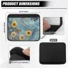 Uorisanigo Wheelchair Armrest Pads Marble Sunflower Butterfly Wheelchair Accessories Universal for Wheelchair Armrests Office Transport Chairs Scooters view 3