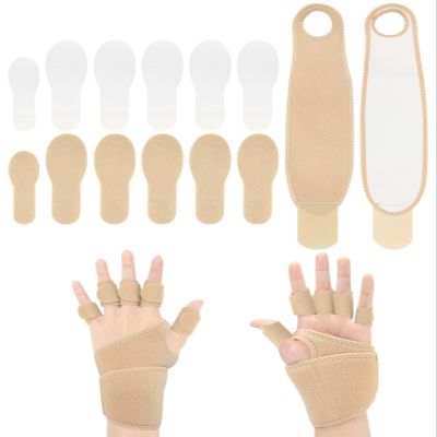 14 PCS Castor Oil Pack Wraps for Hands Wrists and Fingers,Castor Oil Compression Hand Wraps,Adjustable Wrists and Fingers Wraps,Wrists and Fingers Straps for Left & Right Hand,Castor Oil Not Included