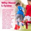 Mchokuu L-Lysine 1000mg Gummies, Chewable Lysine Supplement for Adults & Kids Immune Support, Essential Amino Acid, Vegetarian, Non-GMO, Sugar-Free, Gluten Free, Strawberry Flavor, 60 Counts view 4