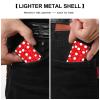 Red White Polka Dot Metal Lighter Case, Durable Lighter Protective Cover with Personalized Graffiti Design Easy to Install, Universal Fit for Standard Lighters, Stylish & Unique Idea view 3