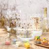 Aliceset 20 Pcs 8 x 8 x 3.15 Inch Clear PVC Gift Bags with Handles Small Gold Foil Star Transparent Star Party Favor Goodie Bags for Baby Shower Birthday Wedding Candy Snack Gift Wrapping view 4