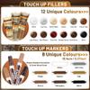 Wood Furniture Repair Kit, Multi-Purpose Tool for Wood Scratch Cracks Hole view 2