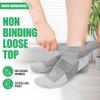 NOLUNT Diabetic Socks for Men,6 Pairs Low Cut Diabetic Neuropathy Socks for Men 9-12/10-13(White+Black+Dark Grey+Deep Grey+Sandy Color+Deep Blue-Medium) view 2