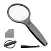 10X 30X Magnifying Glass for Reading, Upgraded Handheld Magnifier with 3.9 inch Anti-Glare Lens, Foldable Handle for Close Work, Seniors Reading, Kids Nature Exploration, Hobby Observation view 1