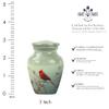 Cardinal Bird Urn for Ashes for Women, Small Urn for Ashes Keepsake, Burial Urns for Humans Adult Man, Mini Cremation Urns for Human Ashes(Size - 3inch, 2 Pcs) view 2
