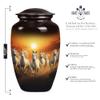 Horse Urn for Ashes Adult Male, Sunset Urn for Ashes for Women, Funeral Urns for Adult Men, Large Cremation Urns for Human Female (Size - 10inch 1 Pc) view 2