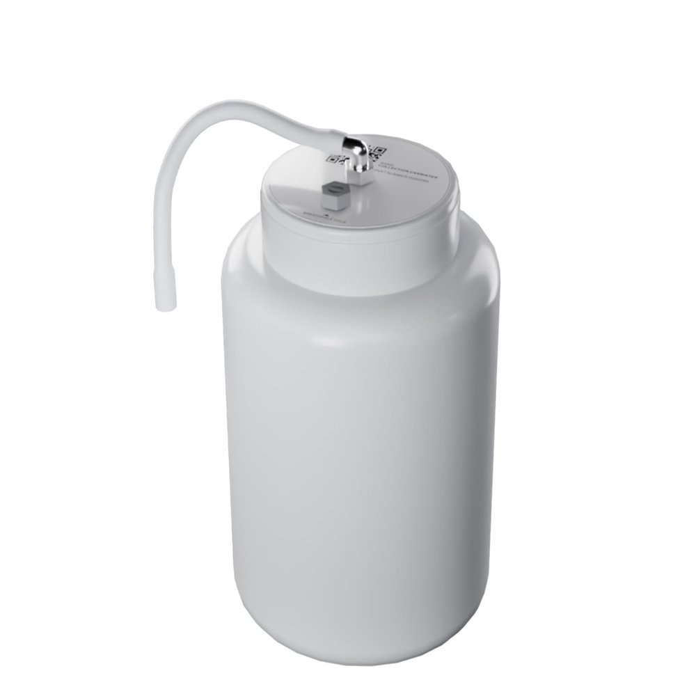 Urine Collection Plastic Bottle Compatible for External Catheter System Urine Collection Machine, Durable Reusable Storage Container for Daily Use-1PCS