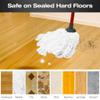 1 PCS Ocedar Spin Mop Four-Section Handle and 2 PCS Cotton String Screw on Mop Replacement Head Compatible with Ocedar as Well All Standard US Threading Pole (Acme 3/4 inch Thread) view 4
