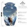 Eagle Urns for Human Ashes Adult Man, Mini Cremation Urn for Ashes, Large Burial Urn for Ashes for Adult Male, Cremation Urns for Human Ashes Female(Size - 10inch 1Pcs, 3inch 1Pcs) view 2