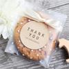 Ayuduots 100Pcs Translucent Dots Cookie Bags, Self Adhesive Resealable Cellophane Bags for Bakery Popcorn Candies - 5x5cm(1.96x1.96in) view 2