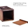 Fishing Boat Dark Wooden Box - Mini Remembrance Casket - Small Tribute Jar 5inch, Black Wood Keepsake Urn view 3