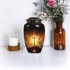 Jesus Cross Urn for Ashes for Women, Large Cremation Urns for Human Ashes Adult Man, Mini Urn for Ashes, Companion Urns for 2 Adults(Size - 10inch 1Pcs, 3inch 2Pcs) view 4