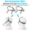 2 Packs Replacement Nuance Pro Headgear Closed Edges CPAP Headgear Strap Compatible with Nuance Pro Gel Nasal Pillow Mask(Without Nasal Pillow Frame) view 4