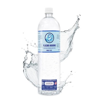Plasma Marino Hypertonic Marine Liquid Mineral-Rich Alternative for Daily Hydration, Electrolyte Water Bottles, Natural Mineral Concentrate, Family Size 1500 ml
