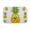 GHEPSDW Bath Mat Non-Slip Mat Large Door Mat Water Absorption Quick Drying Pineapple Printed Floor Mats for Bedroom, Shower and Office view 1
