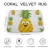 GHEPSDW Bath Mat Non-Slip Mat Large Door Mat Water Absorption Quick Drying Pineapple Printed Floor Mats for Bedroom, Shower and Office view 2