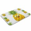 GHEPSDW Bath Mat Non-Slip Mat Large Door Mat Water Absorption Quick Drying Pineapple Printed Floor Mats for Bedroom, Shower and Office view 3