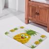 GHEPSDW Bath Mat Non-Slip Mat Large Door Mat Water Absorption Quick Drying Pineapple Printed Floor Mats for Bedroom, Shower and Office view 4