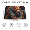 GHEPSDW Bath Mat Non-Slip Mat Large Door Mat Water Absorption Quick Drying Chinese Dragon Printed Floor Mats for Bedroom, Shower and Office view 2
