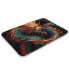 GHEPSDW Bath Mat Non-Slip Mat Large Door Mat Water Absorption Quick Drying Chinese Dragon Printed Floor Mats for Bedroom, Shower and Office view 3