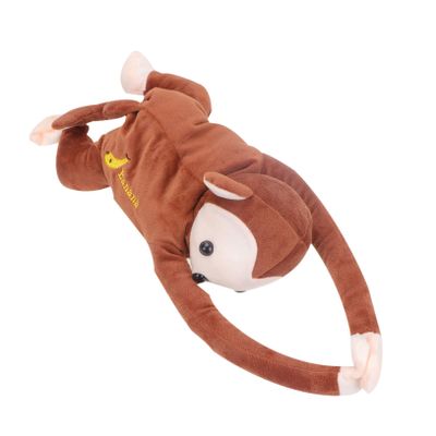 Homoyoyo Creative Car Tissue Bag Monkey Design Napkin Carton Car Mounted Tissue Box Holder