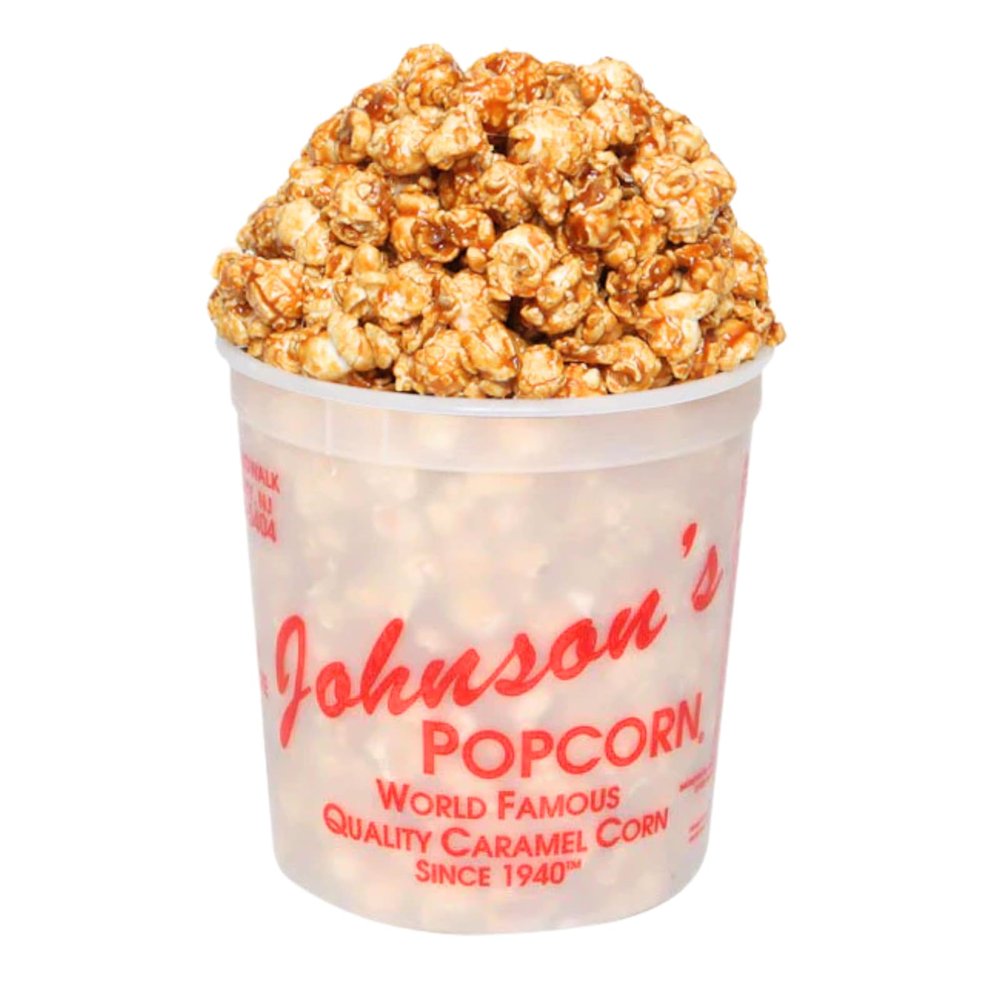 Johnson's Popcorn Caramel Popcorn Handmade, Freshly Popped Gourmet Sweet & Crunchy Delicious Treat for Family Parties, Movie Night Snack Gift Ready 10oz - World Famous Quality Caramel Corn Since 1940!