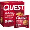 Quest Nutrition Chocolate Chip Muffin, 10g Protein, 2g Net Carb, Less than 1g Sugar, Protein Snack, 4 Count view 1