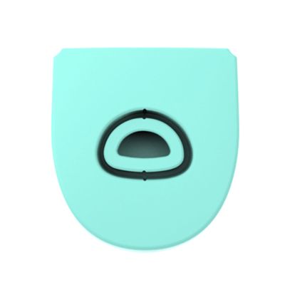 jiingekk Bottle Stopper, Water Bottle Stopper Cup Seal Gaskets Silicone Top Lid Drinkings Bucket AntiSplash for 19/24/32/40oz - ice blue