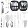 Baby Healthcare and Grooming Kit for Newborn Kids, 31PCS Upgraded Safety Baby Care Kit, Newborn Nursery Health Care Set, Baby Care Products Grey White) view 1