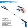 4-Pack Grabber Reacher Tool & Reacher Grabber Pickup Tool,32 inch Upgrade Foldable Grabber Tool with 4 inch Wide jaw and 360 Rotating Head,Mobility Aid Assist Grabbers for Seniors (Blue) view 3
