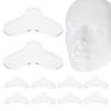 10 Pack CPAP Mask Nasal Pads, Nose Pad for CPAP Mask Sleep Apnea Masks Nose Cushion Nasal Gel Pad for Full Face Masks - Comfortable Avoiding Air Leaks and Red Marks Trimmable to Size view 1