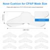 10 Pack CPAP Mask Nasal Pads, Nose Pad for CPAP Mask Sleep Apnea Masks Nose Cushion Nasal Gel Pad for Full Face Masks - Comfortable Avoiding Air Leaks and Red Marks Trimmable to Size view 3