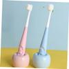 PartyKindom 2pcs Cartoon Boy Girl Toothbrush Soft Bristles for Gentle Cleaning for Newborns and Toddlers Features view 2