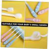 PartyKindom 2pcs Cartoon Boy Girl Toothbrush Soft Bristles for Gentle Cleaning for Newborns and Toddlers Features view 4
