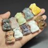 10pcs Natural Mixed Fat Women Naked Quartz Crystal Skull Random view 2