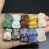 10pcs Natural Mixed Fat Women Naked Quartz Crystal Skull Random view 4