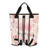 Bokkoy Pastel Rose Insulated Cooler Bag with Ice PackLarge Capacity Waterproof Thermal Lunch BagReusable Cooler Bags for Picnic, Travel view 2
