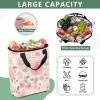 Bokkoy Pastel Rose Insulated Cooler Bag with Ice PackLarge Capacity Waterproof Thermal Lunch BagReusable Cooler Bags for Picnic, Travel view 4