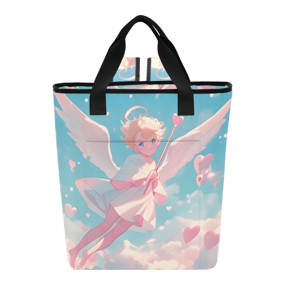 Bokkoy Cartoon Cupid Insulated Cooler Bag with Ice PackLarge Capacity Waterproof Thermal Lunch BagReusable Cooler Bags for Picnic, Travel
