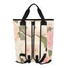 Bokkoy White Roses Insulated Cooler Bag with Ice PackLarge Capacity Waterproof Thermal Lunch BagReusable Cooler Bags for Picnic, Travel view 2