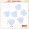 PATIKIL Heart Crystals Stone, 20 Pcs Natural Crystal Polished Love Gemstone Rose Quartz Pocket Bulk Set Balancing Meditation Gifts for Mother Women Birthday, Colorful White view 2