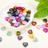 PATIKIL Heart Crystals Stone, 20 Pcs Natural Crystal Polished Love Gemstone Rose Quartz Pocket Bulk Set Balancing Meditation Gifts for Mother Women Birthday, Colorful White view 4