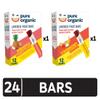 Pure Organic Layered Fruit Bars, Gluten Free, Vegan Fruit Snacks, Variety Pack, 12.4oz Box (24 Bars) view 2