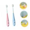 Vaguelly Kids Toothbrush Set of 2 Soft Bristle Newborn Tooth Cleaning Brush for Ages 3-6-9 Plastic for Toddler Oral Care view 2