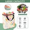 Bokkoy Warm Flowers Insulated Cooler Bag with Ice PackLarge Capacity Waterproof Thermal Lunch BagReusable Cooler Bags for Picnic, Travel view 4